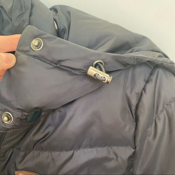 Brooks Brothers Down Puffer Coat Winter Jacket Navy Blue Coat 6 - Picture 6 of 11